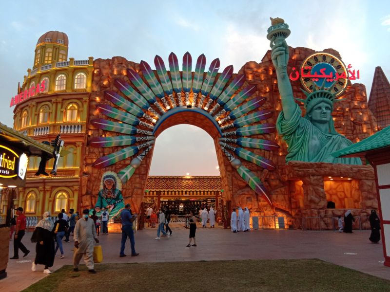 Amerikanischer Pavillon im Global Village Dubai