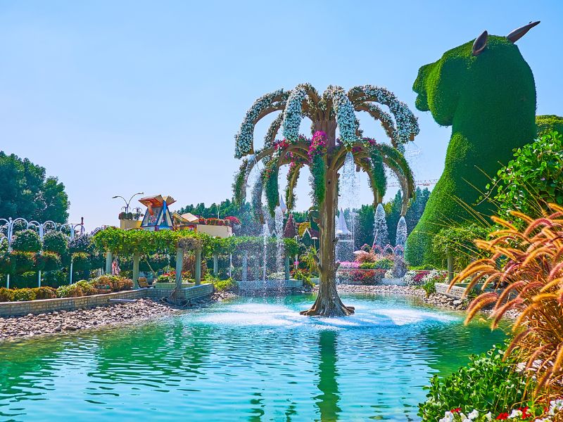 Fantastisches Blumen- & Pflanzenparadies Miracle Garden in Dubai
