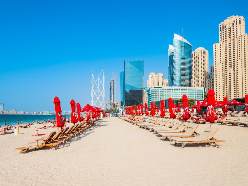 Strandurlaub in Dubai im Winter steht hoch im Kurs