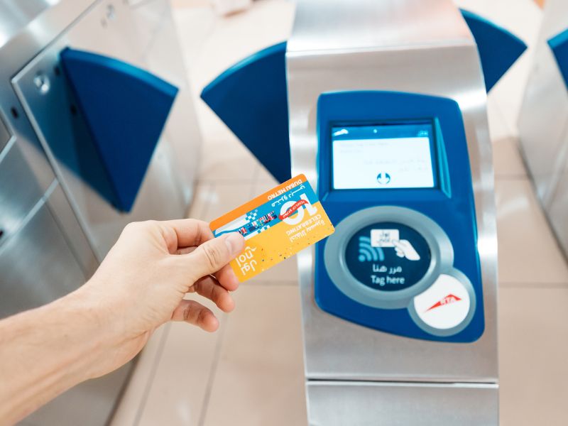 NOL Karte für den Nahverkehr in Dubai