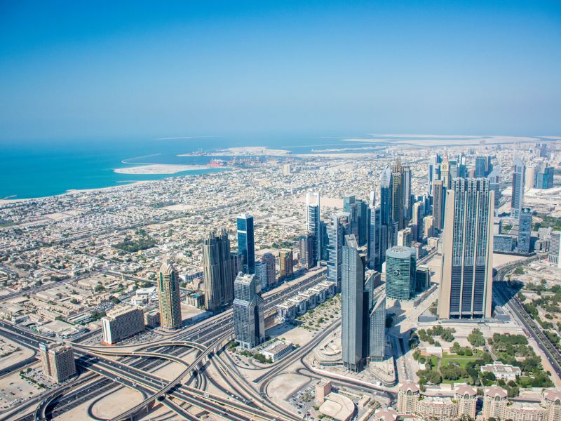 Was für eine Aussicht! vom Burj Khalifa